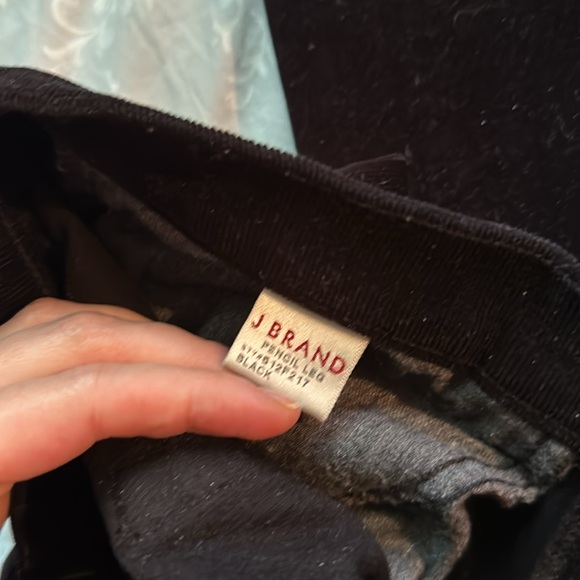 🌙J BRAND🌙 black velvet corduroy - Picture 3 of 3